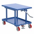 Vestil High Profile Mech Post Table, Load Cap. 2000 lb., Platform Length: 36" MT-2436-HP